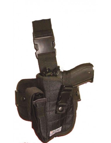 Holster de cuisse gauche noir - Swiss Arms